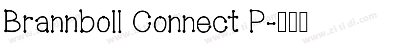 Brannboll Connect P字体转换